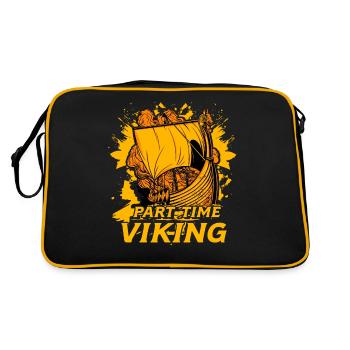 Viking à temps partiel - Sac Retro - noir/or - Dos