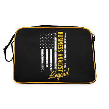 Légende de l’analyste d’affaires - Sac Retro - noir/or - Dos