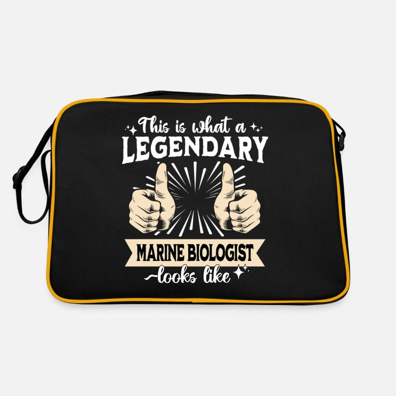 Legendärer Meeresbiologe Retro Tasche