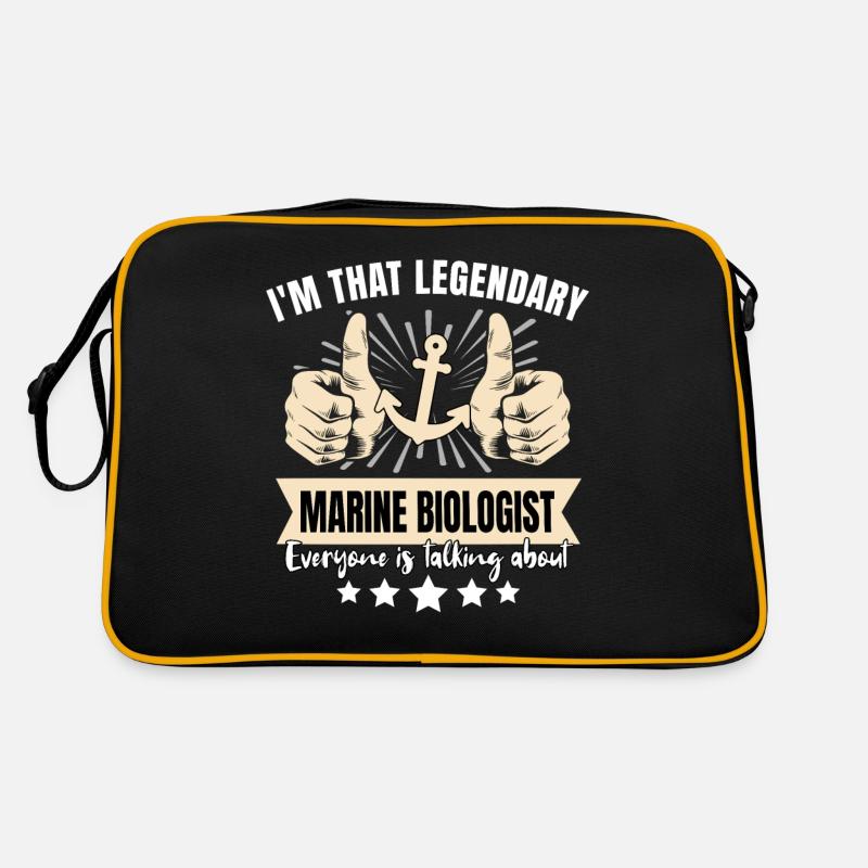 Legendärer Meeresbiologe Retro Tasche