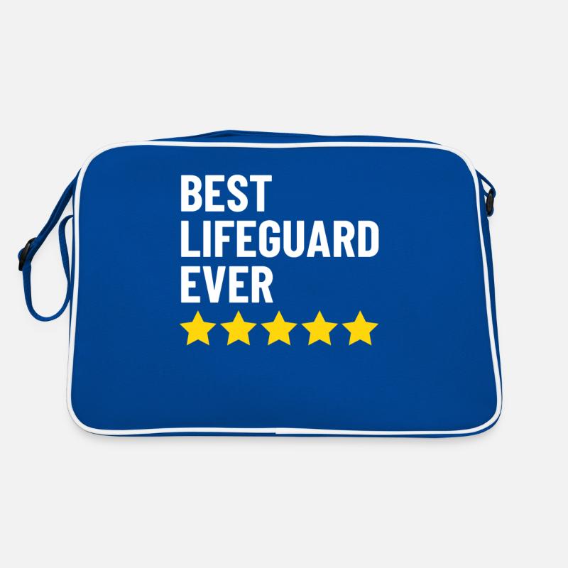 Best Lifeguard Ever Water Rescue Beach Retro Bag