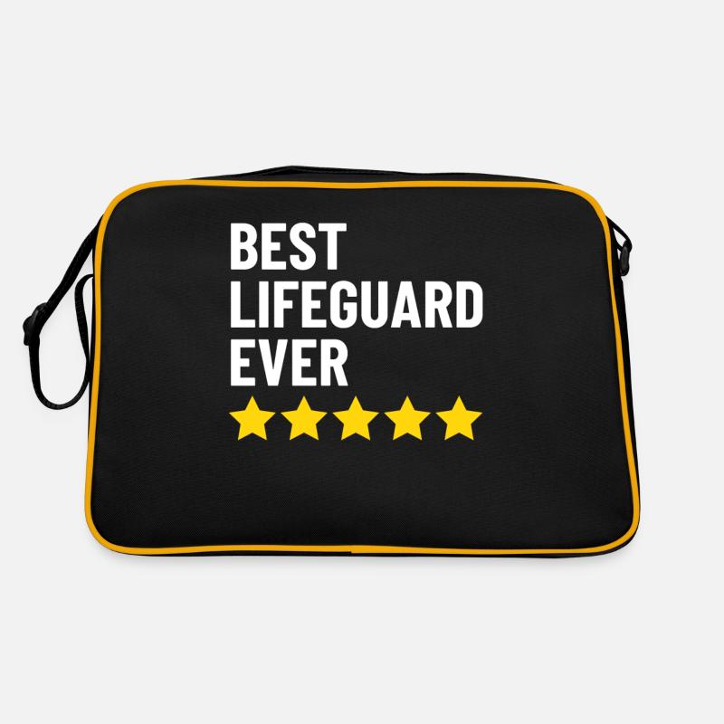 Best Lifeguard Ever Water Rescue Beach Retro Bag