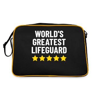 Le plus grand sauveteur du monde Belly Flop Patrol Beach - Sac Retro - noir/or - Dos