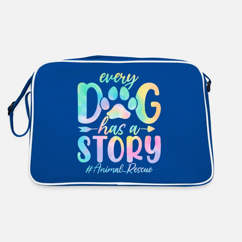 Chaque chien a une histoire Chien Tie Dye Chiot Canin Sac Retro