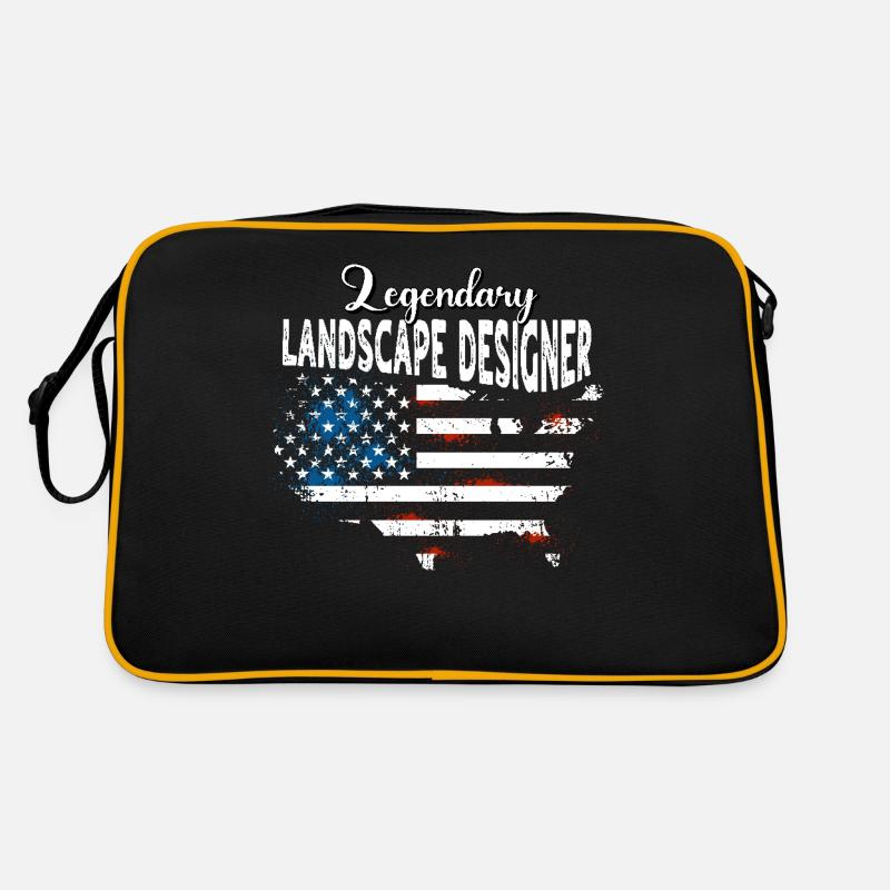 Landschaftsgestalter US Retro Tasche