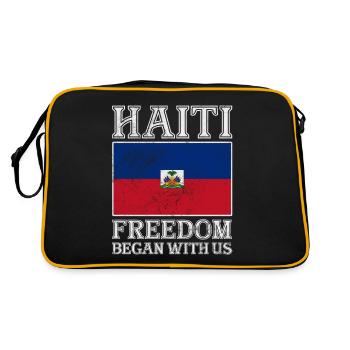 Haïti - Sac Retro - noir/or - Dos