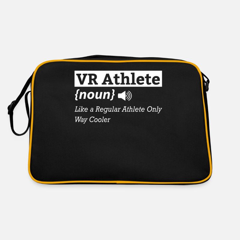 VR Athlet Lustig Virtual Reality Online Gaming Retro Tasche