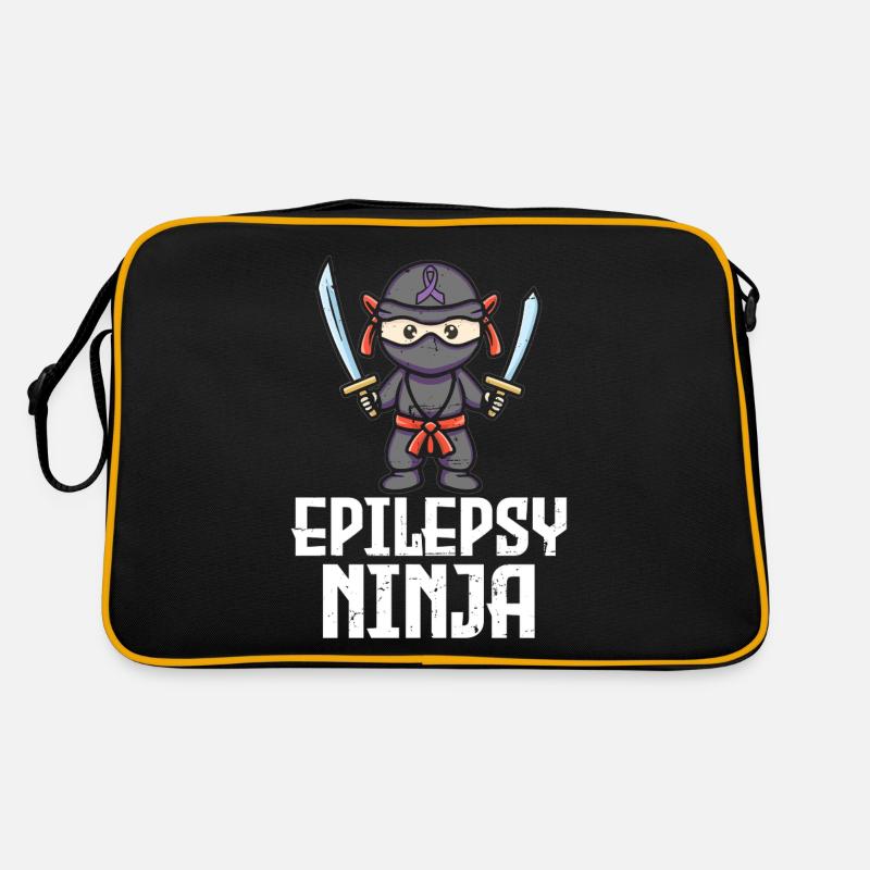 Epilepsy Ninja Nervous System Disorder Epilepsy Retro Bag
