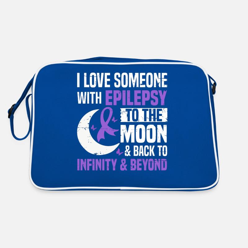 I Love Someone With Epilepsy Nervous System Retro Bag