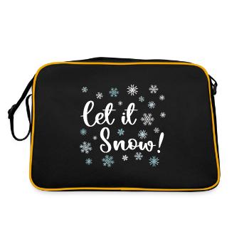 Let It Snow - Retro Bag - black/gold - Back