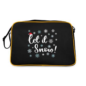 Let It Snow - Retro Bag - black/gold - Back