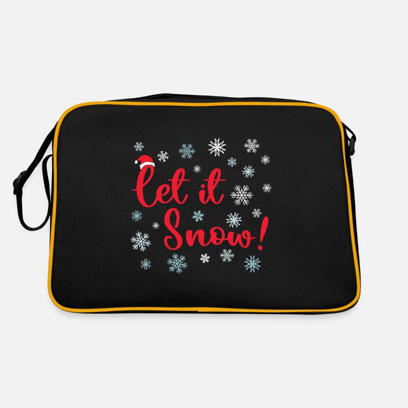 Que neige Noël Sac Retro