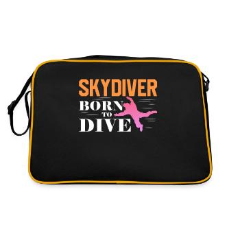 Parachutisme Parachutisme Parachute Cadeau - Sac Retro - noir/or - Dos