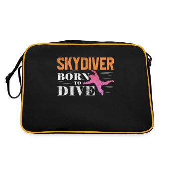 Skydive - Sac Retro - noir/or - Dos