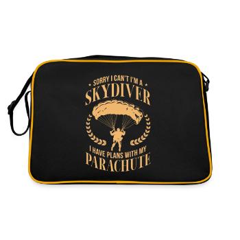 Parachutisme Parachutisme Parachute Cadeau - Sac Retro - noir/or - Dos