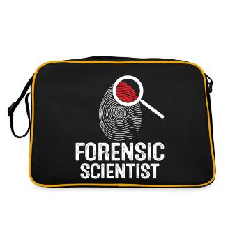 Forensic Scientist Criminology Evidence - Retro Bag - black/gold - Back