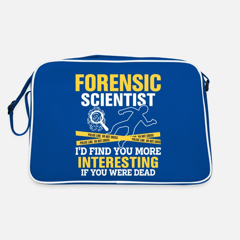 Forensic Scientist Crime Scene Forensic Evidence Retro Bag