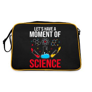 Ayons un moment de science Scientifique drôle - Sac Retro - noir/or - Dos