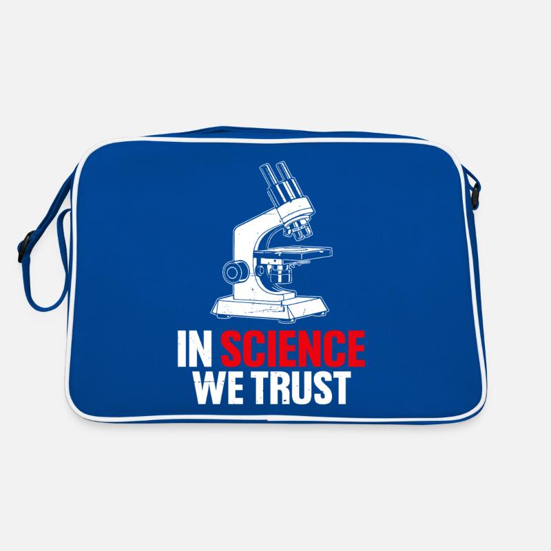 In Science We Trust Funny Science Lab Scientist Retro Bag