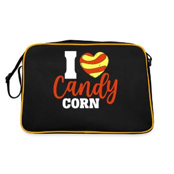 J’aime les bonbons Maïs Confiserie Sucré Bonbons - Sac Retro - noir/or - Dos
