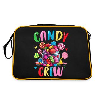 Candy Crew Sweeth Tooth confiserie Funny Candy - Sac Retro - noir/or - Dos