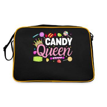 Candy Queen Confiserie Drôle Sweet Tooth Candy - Sac Retro - noir/or - Dos
