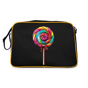 Funny Candy Confectionery Snacks Sweet Tooth - Retro Bag - black/gold - Back