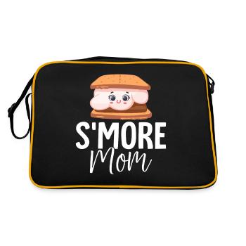 Smore Mom Graham Crackers Drôle Grillé - Sac Retro - noir/or - Dos