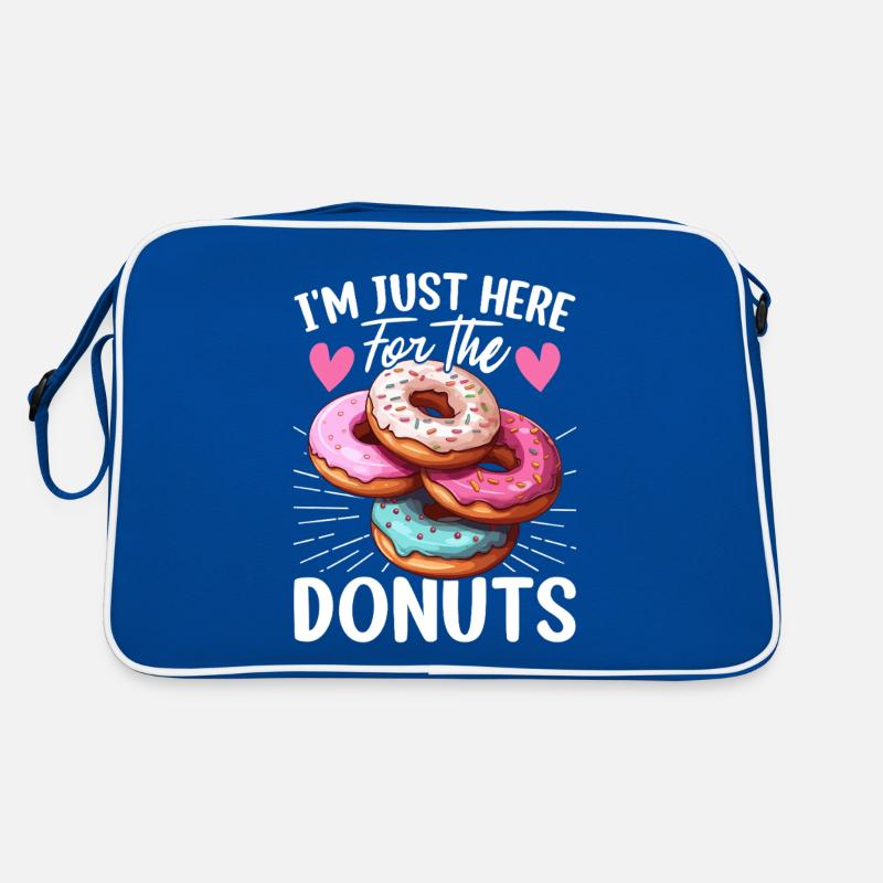 I'm Just Here for The Donuts Sprinkle Funny Donut Retro Bag