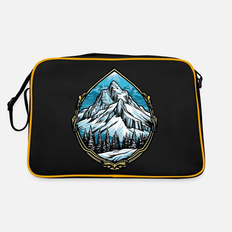 Alps Mountain Peaks Retro Bag
