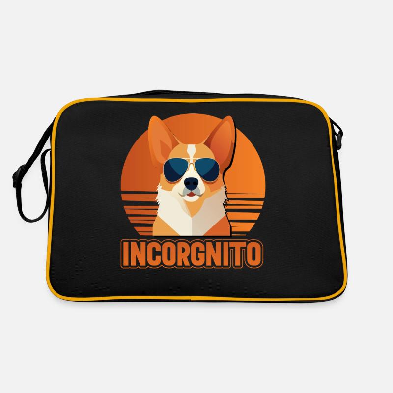 Incorgnito – Jeu de mots amusant sur le corgi Sac Retro