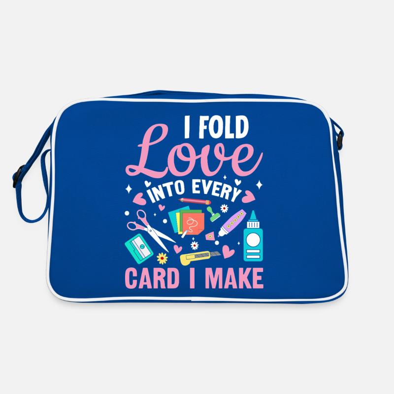 Funny Crafting Card Making Hobbyist Scrapbooking Retro Bag