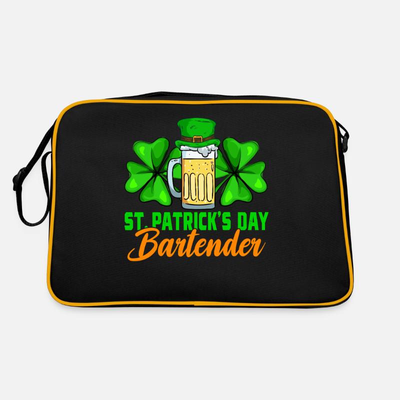 Barman de la Saint-Patrick Sac Retro