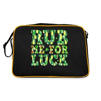 Rub me for Luck - Retro Bag - black/gold - Back