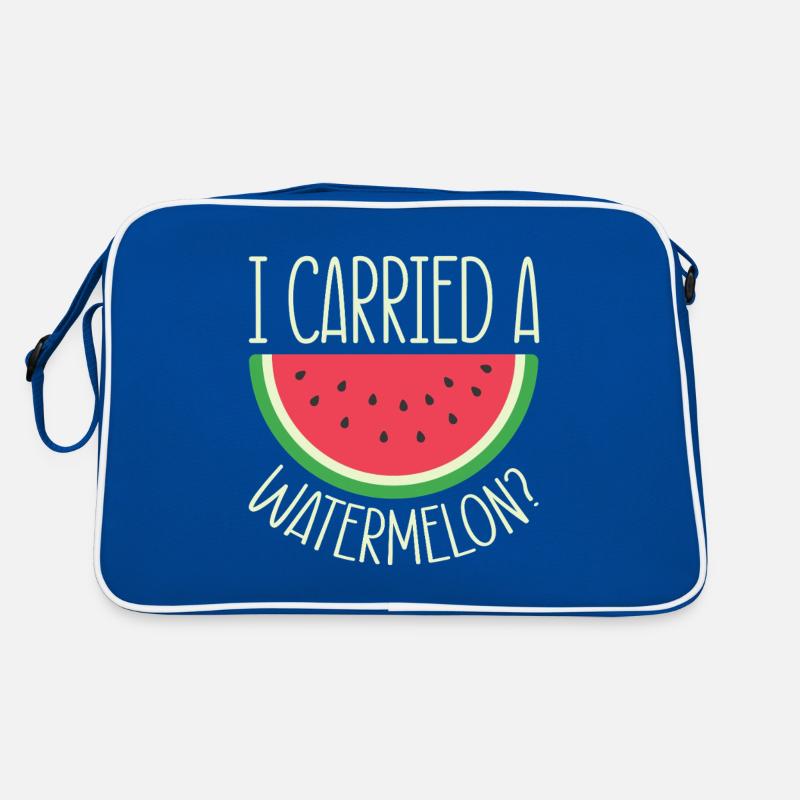 Melon pastèque Fruit d’été Cadeau végétalien Sac Retro
