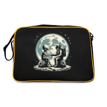 Étranger - Sac Retro - noir/or - Dos