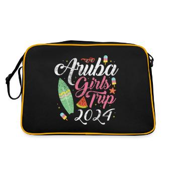 Aruba - Sac Retro - noir/or - Dos