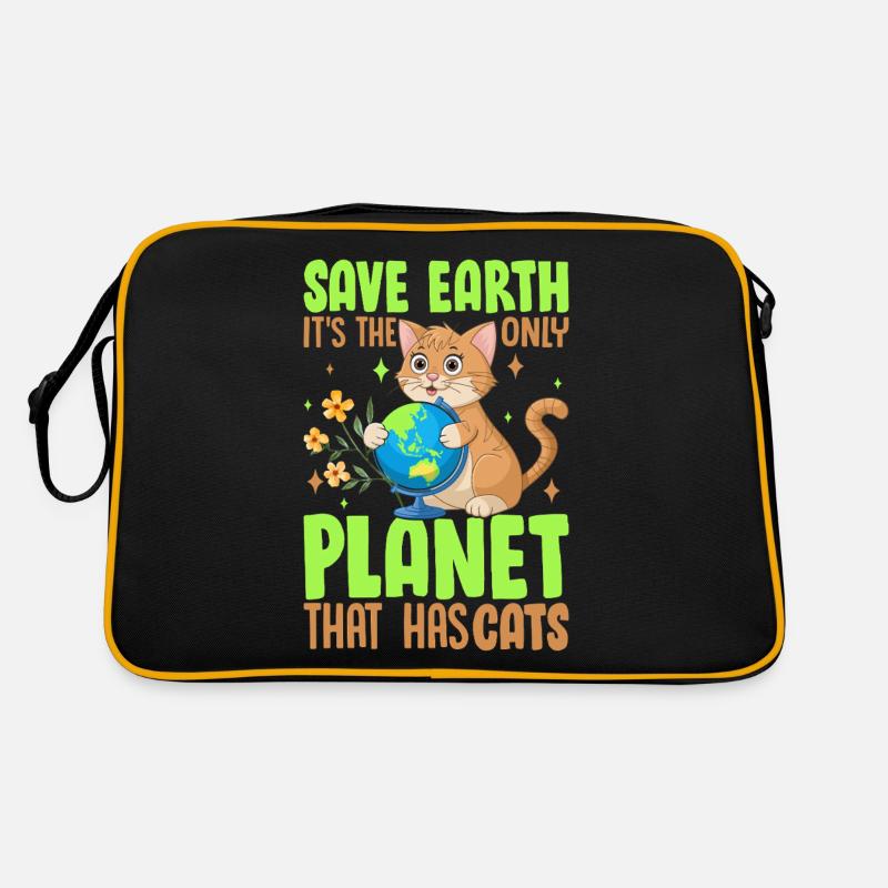Sauvez la Terre, c’est la seule planète qui a des chats Sac Retro