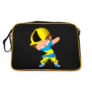 Bahamas Caribbean Island Atlantic Summer Gift - Retro Bag - black/gold - Back