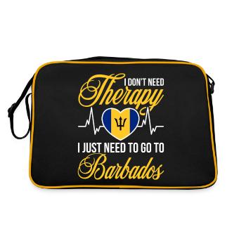 Barbade Caraïbes Bajan Holiday Gift - Sac Retro - noir/or - Dos