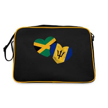 Barbade - Sac Retro - noir/or - Dos