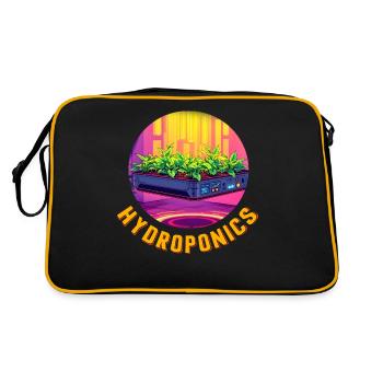 Hydroponics - Retro Bag - black/gold - Back