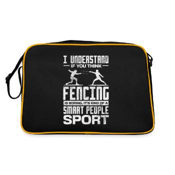 Fencing - Retro Bag - black/gold - Back
