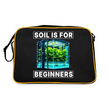 Soil is for Beginners - Retro Bag - black/gold - Back