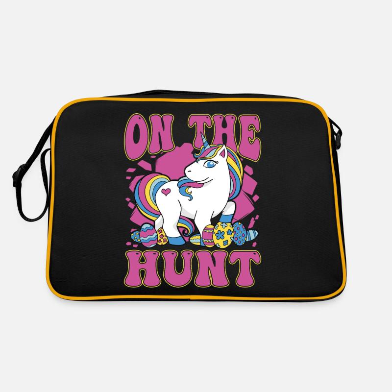 On the Hunt Unicorn Easter Retro Bag