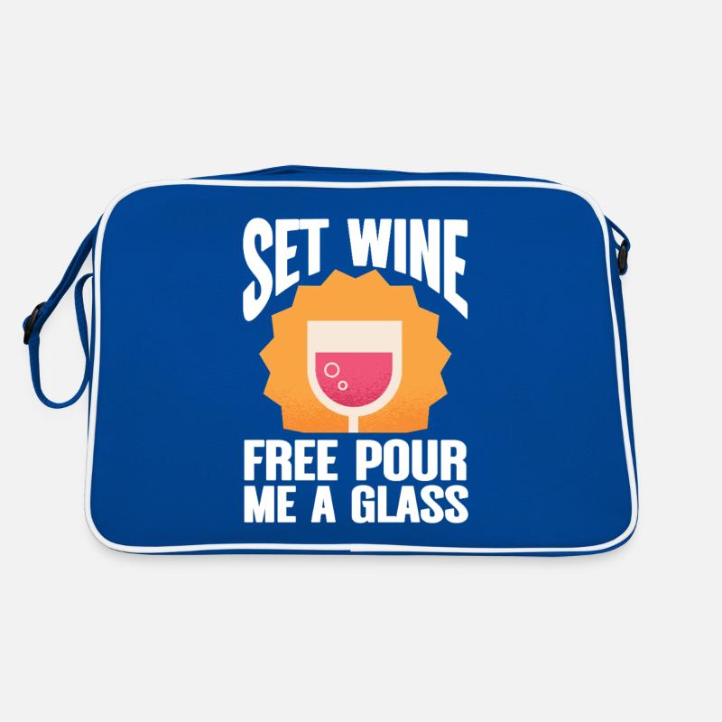 Wine Tasting Funny Wine Lover Retro Bag