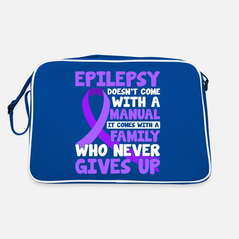 Funny Epilepsy Nervous System Disorder Epilepsy Retro Bag