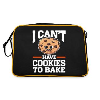 Baking Bakery Baker - Retro Bag - black/gold - Back