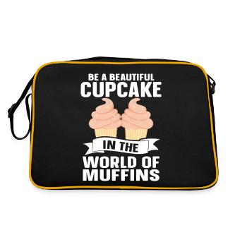 Baking Bakery Baker - Retro Bag - black/gold - Back