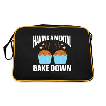 Baking Bakery Baker - Retro Bag - black/gold - Back